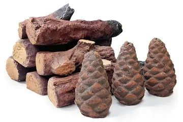 Leña decorativa cerámica - heyfurni