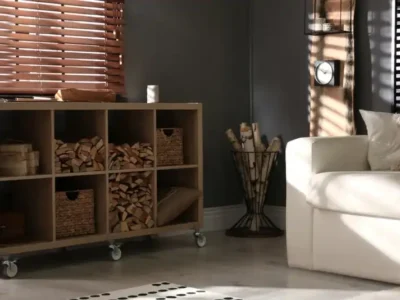 Ideas para guardar la leña en casa