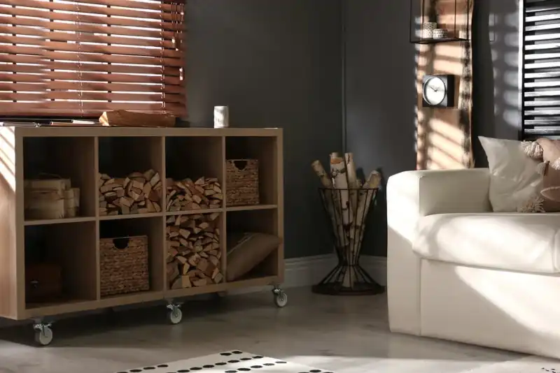 Ideas para guardar la leña en casa
